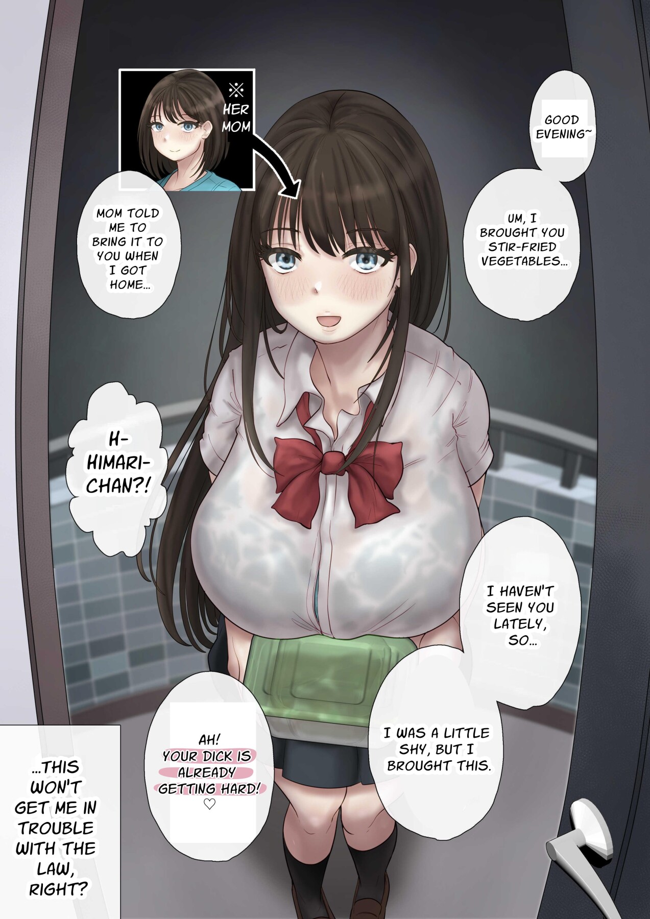 Hentai Manga Comic-These Babes Who Live In The Same Building Complex Bring Me Delicious Snacks Every Night-Read-27